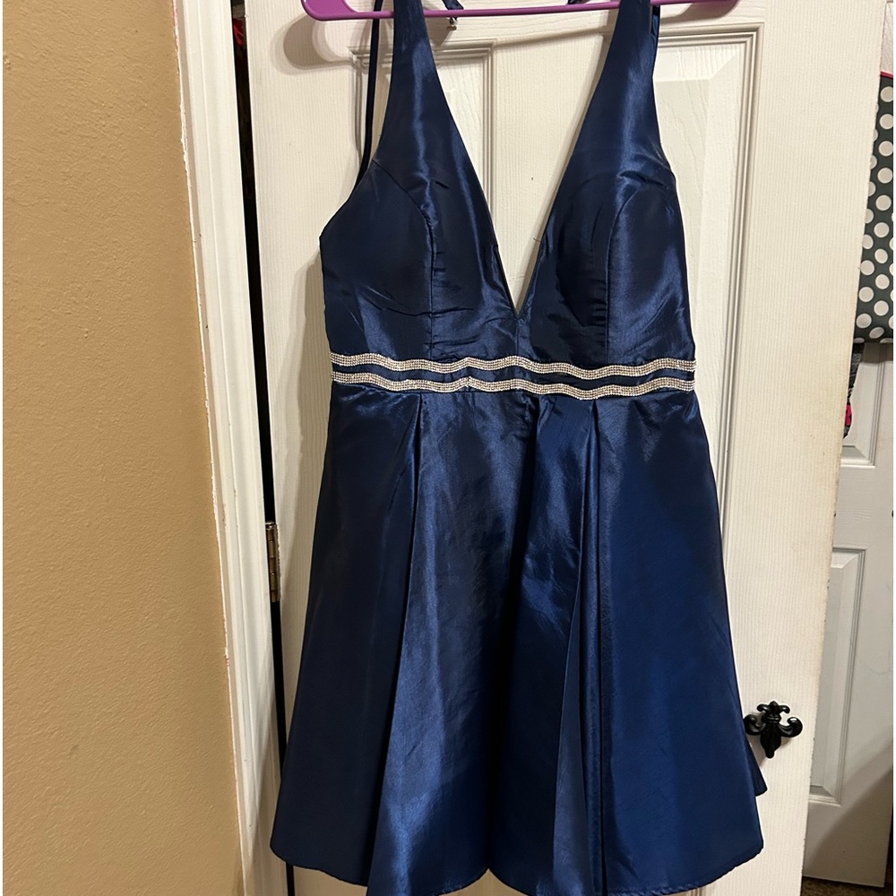 Formal dress blue wore once  for 2 hours